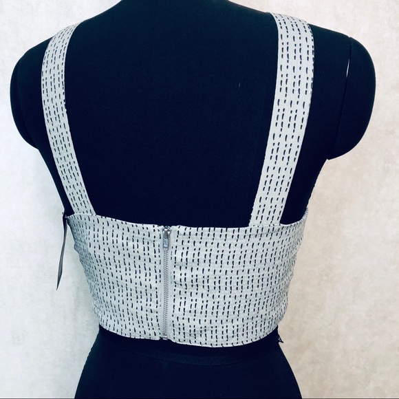 Luxe XS crop top NWT Prom Party Top Shirt Womens - Picture 4 of 7